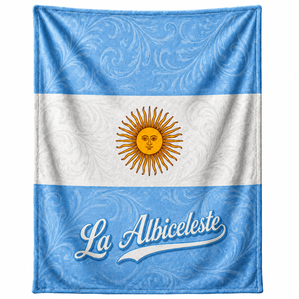 Argentina 50 by 60 inch Minky Touch World Team Blanket