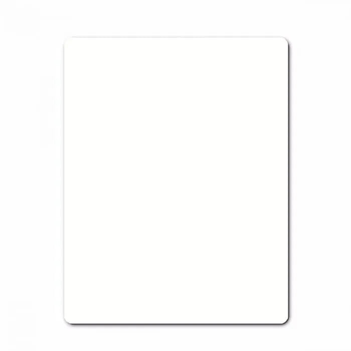 Blank 5 by 7 inch Gloss White ChromaLuxe aluminum photo panel