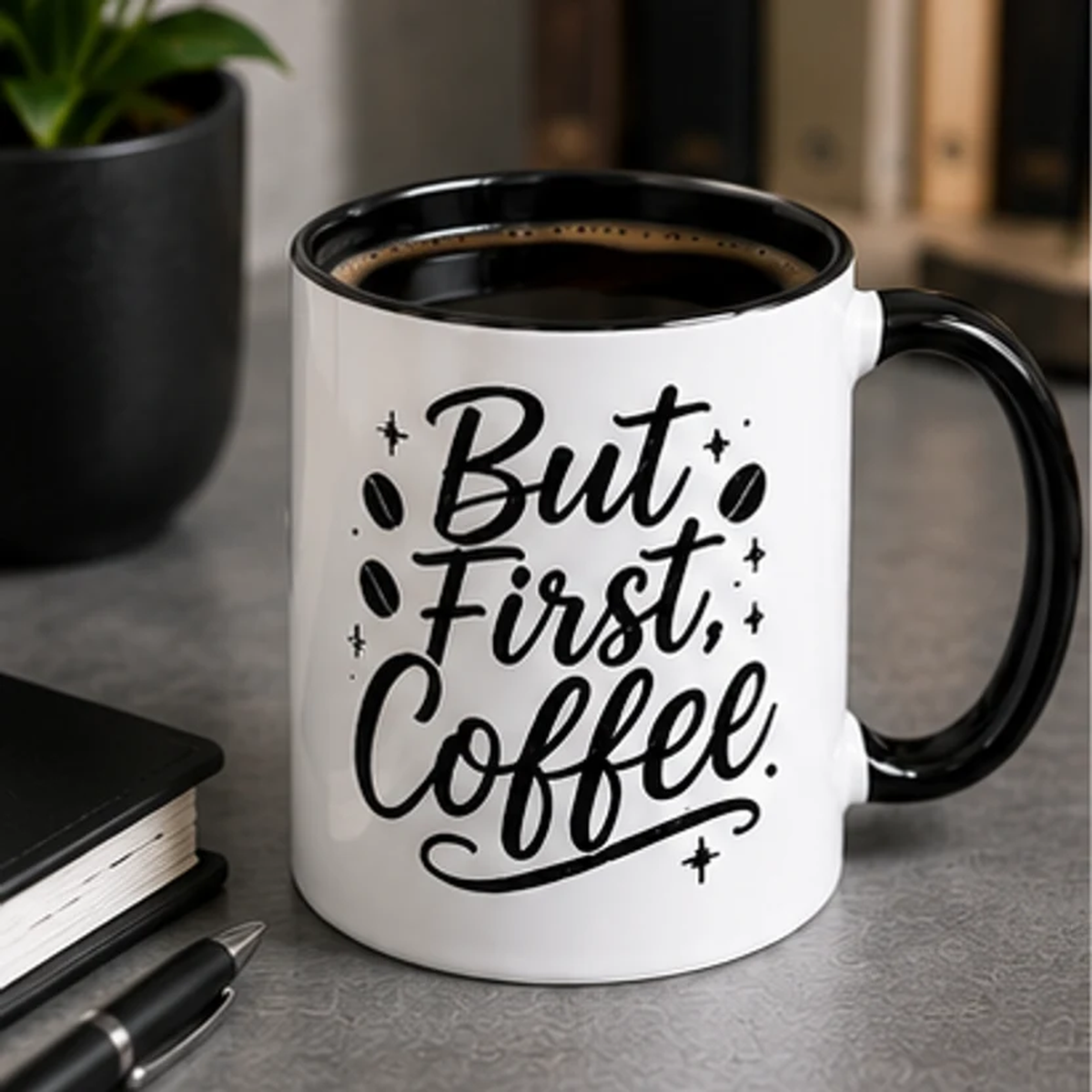 Custom Black 11 oz Photo Mug hero