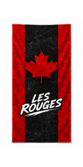 Canada World Team bath and beach towel, accurate 30 by 60 inch proportion