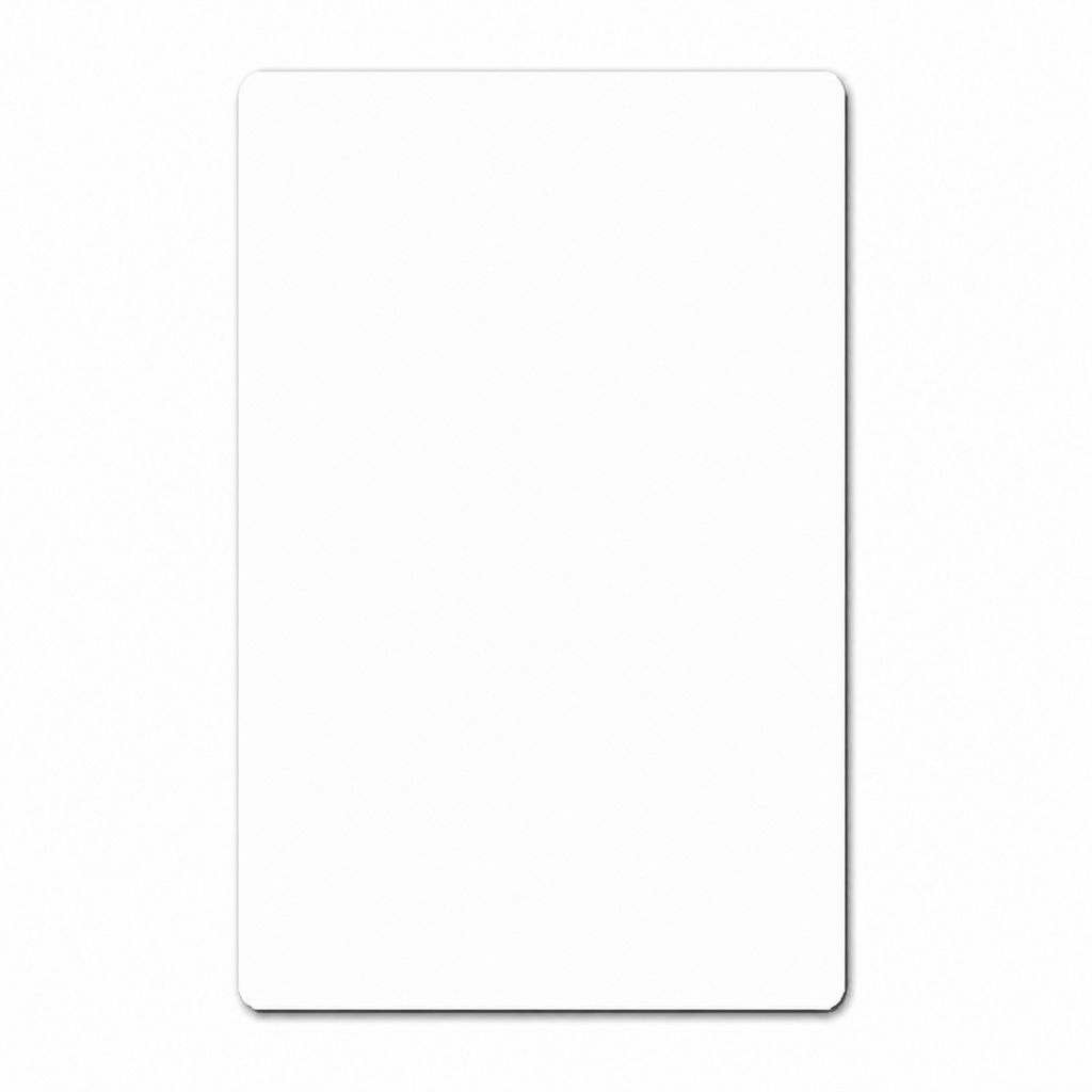 Blank 8 by 12 inch Gloss White ChromaLuxe aluminum photo panel