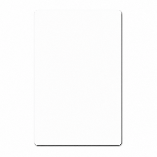 Blank 12 by 18 inch Gloss White ChromaLuxe aluminum photo panel
