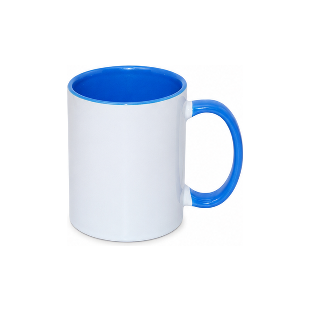 Light Blue blank custom 11 oz coloured photo mug
