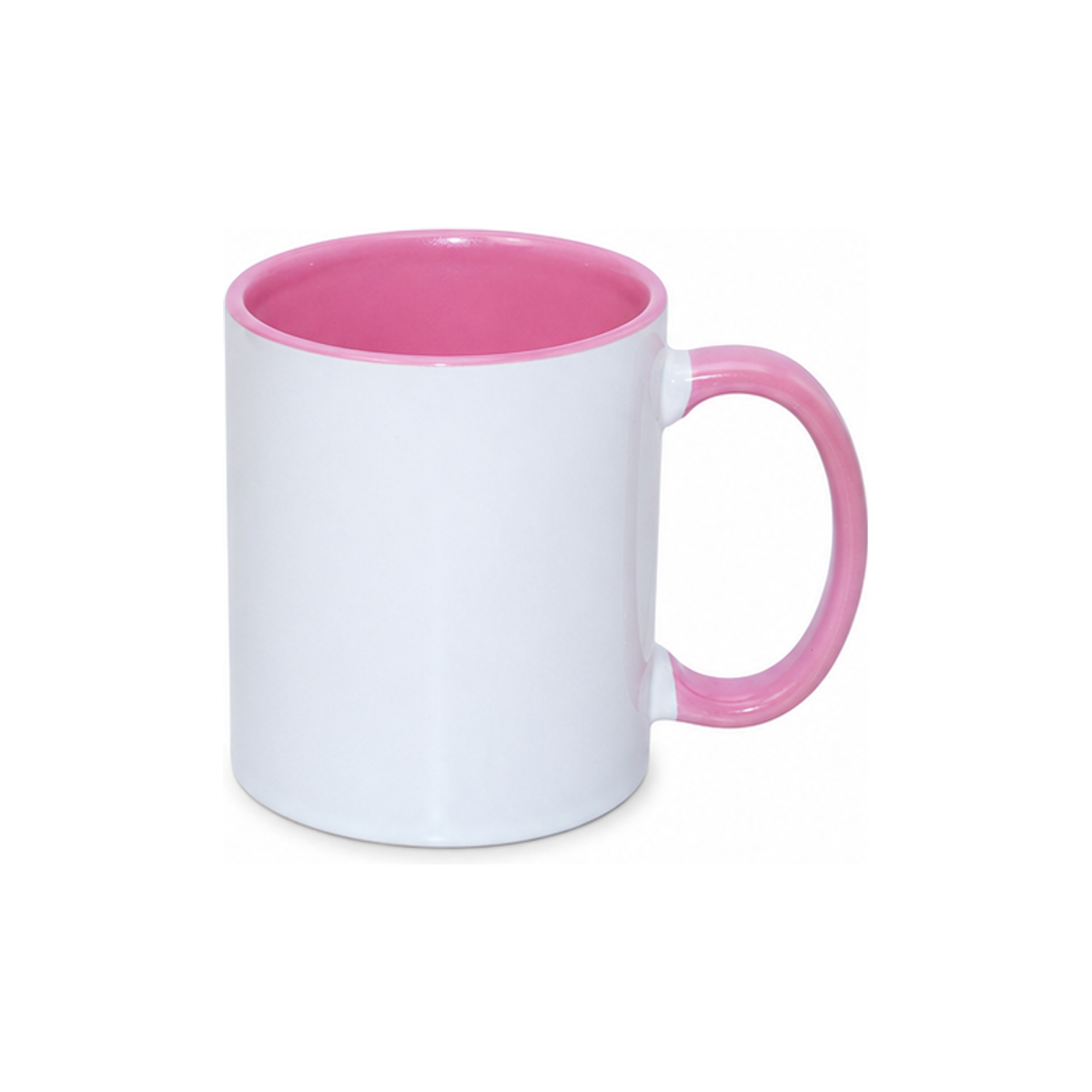 Pink blank custom 11 oz coloured photo mug
