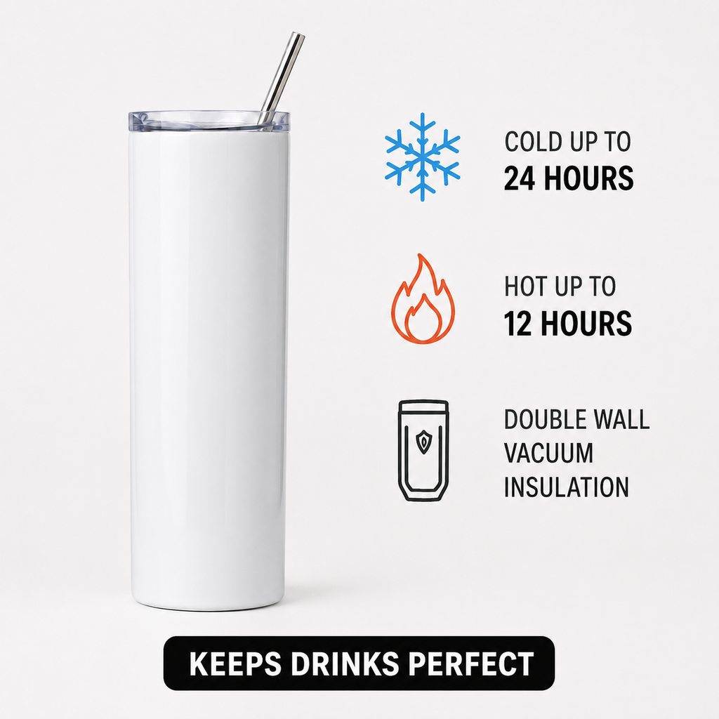 Custom 20 oz tumbler insulation performance product image