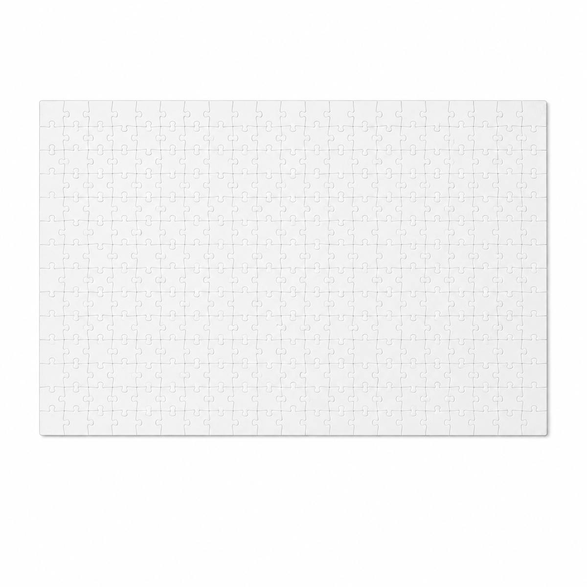 Clean blank 252-piece 9.5 by 14 inch photo puzzle