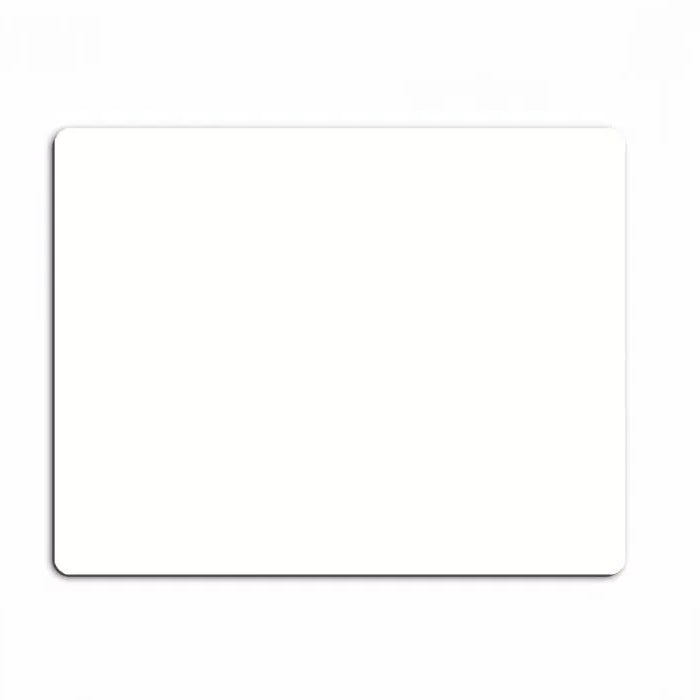 Blank 4 by 6 inch Gloss White ChromaLuxe aluminum photo panel