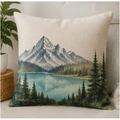 Custom Natural Linen Photo Pillow hero