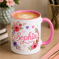 Custom Pink 11 oz Photo Mug hero