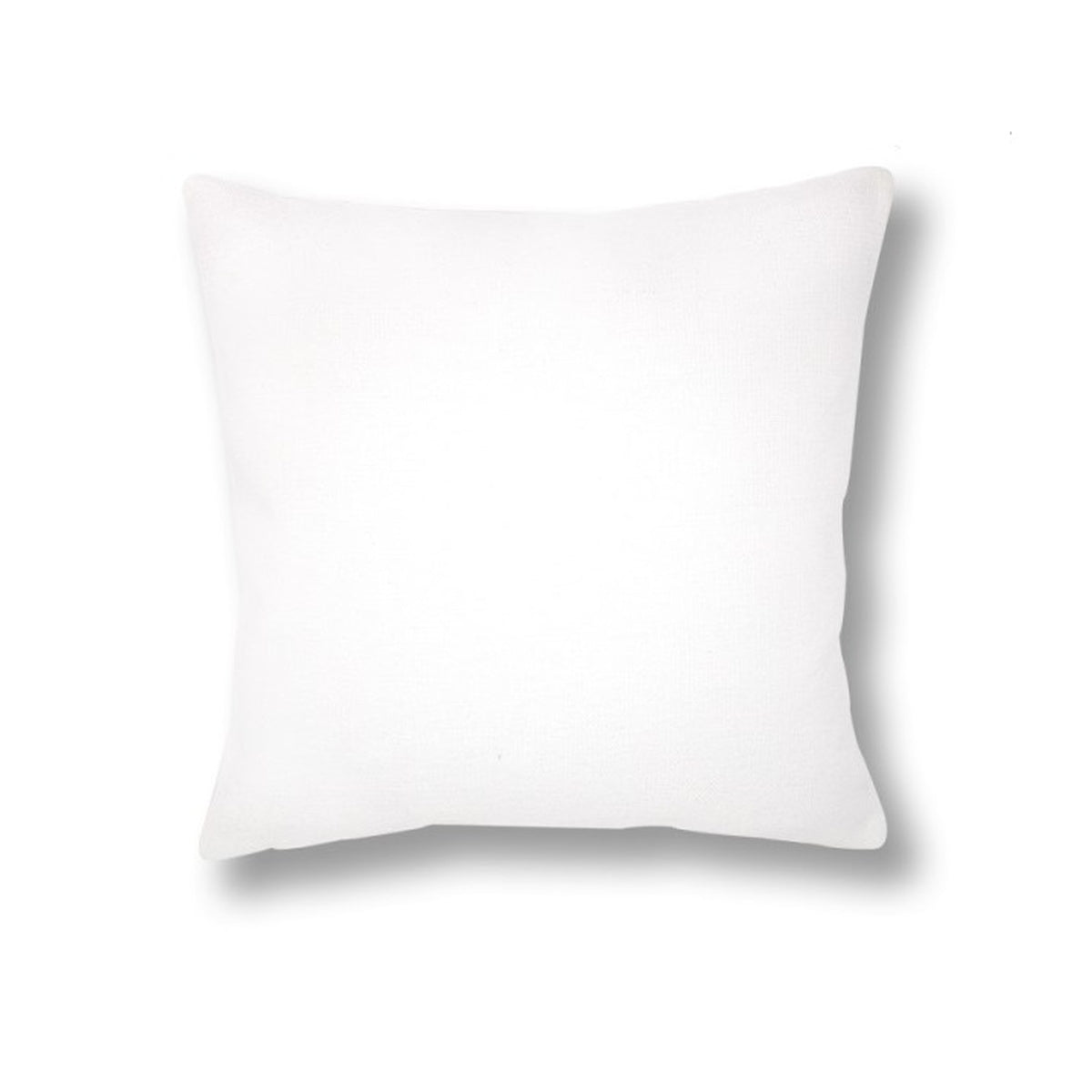 Blank 16 x 16 pure white linen pillow cover